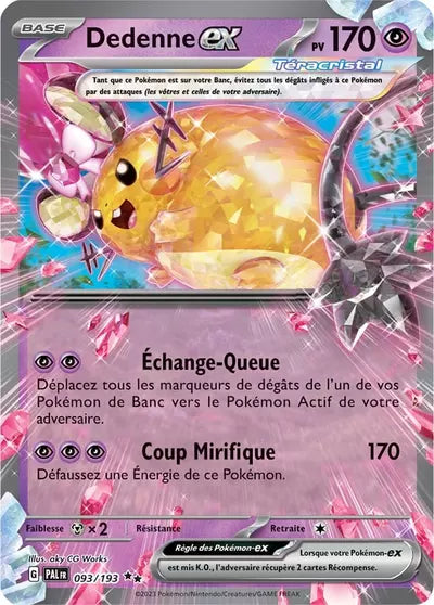 Dedenne EX (PAL 093) - FR