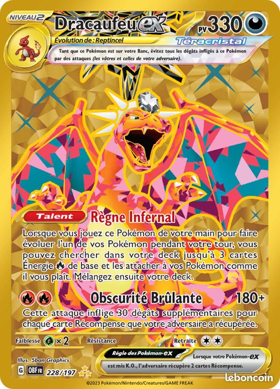 Dracaufeu EX (OBF 228) - FR